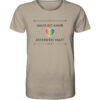 AMOR EST AMOR - DIVERSITAS VALET - Unisex Bio T-Shirt 17 Vestis Unica - Latein zum Anziehen - front organic shirt b9ab9b 1116x 1