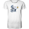 ERGO BIBAMUS - Römer mit Bier - Unisex Bio T-Shirt 24 Vestis Unica - Latein zum Anziehen - front organic shirt f8f8f8 1116x 5