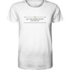 Wer das lesen kann, ist doof - Latein - Unisex Bio T-Shirt 13 Vestis Unica - Latein zum Anziehen - front organic shirt f8f8f8 1116x 9