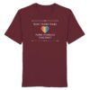 Vestis Unica - Latein zum Anziehen - front organic shirt burgundy 217 7b0f 2000x