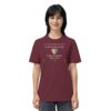 Vestis Unica - Latein zum Anziehen - front organic shirt burgundy 540 7b0f 2000x
