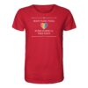 Vestis Unica - Latein zum Anziehen - front organic shirt red 615 7b0f 2000x